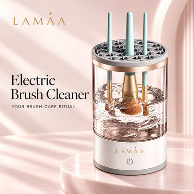 Lamaa Electric Brush Cleaner + Free Brush Set — image 1
